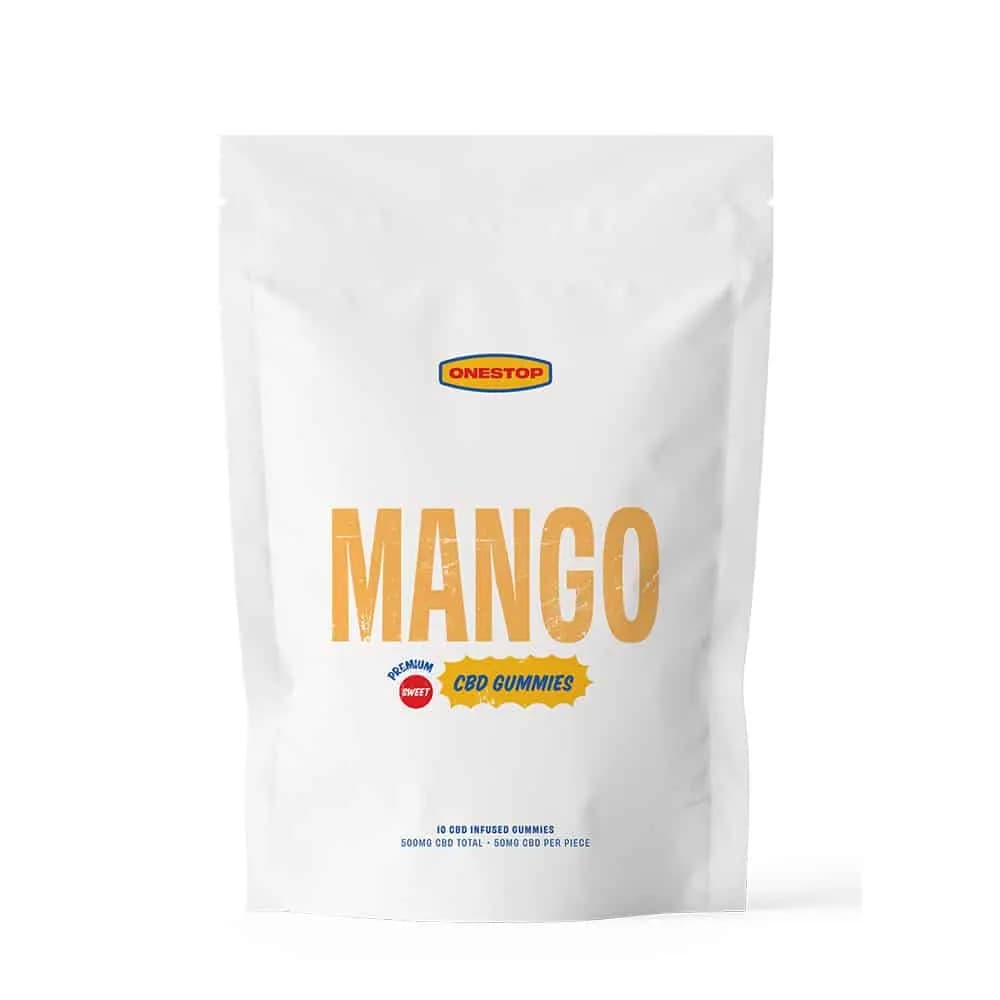 Mango Gummies 500mg CBD – ONESTOP Edibles